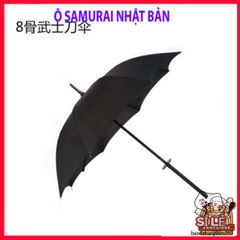 Ô Dù Katana Nhật Bản 16 Nan - Phụ Kiện Thời Trang Che Nắng, Kháng Mưa - Thiết Kế Độc Đáo Giống Kiếm Nhật Bản