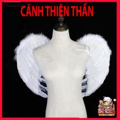 Cánh Thiên Thần Cosplay Halloween - Phụ Kiện Lông Vũ Trắng Độc Đáo Cho Tiệc Hóa Trang, Lễ Hội, Vũ Hội