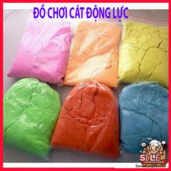 Cát Động Lực 1kg Kèm 10 Khuôn Sáng Tạo - Cát Dẻo An Toàn Giúp Trẻ Em Phát Triển Tư Duy và Kỹ Năng Vận Động