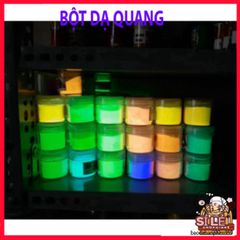 Bộ 6 Màu Bột Dạ Quang Trường Thịnh Epoxy Nhập Khẩu Từ Đức - Chất Lượng Cao, Phát Sáng Tối, Sáng Tạo Nghệ Thuật DIY