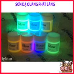 Sơn Dạ Quang 20ml [8 Màu] An Toàn, Phát Sáng Mạnh Mẽ Cho Nghệ Thuật và Trang Trí, Dễ Sử Dụng, Không Độc Hại