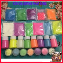 Sơn Dạ Quang 20ml [8 Màu] An Toàn, Phát Sáng Mạnh Mẽ Cho Nghệ Thuật và Trang Trí, Dễ Sử Dụng, Không Độc Hại
