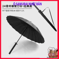 Ô Dù Samurai Nhật Bản Cán Dài - Ô Kiếm Đôi Thời Trang Cao Cấp, Chắc Chắn và Bền Bỉ cho Nam Nữ