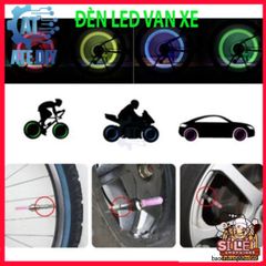 Đèn LED Neon Gắn Bánh Xe Đạp và Xe Máy - Đèn Phát Sáng Nắp Van An Toàn và Thú Vị cho Chuyến Đi Ban Đêm