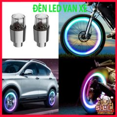 Nắp van lốp xe đạp LED phát sáng đa sắc - Phụ kiện trang trí bánh xe nổi bật cho xe đạp, xe máy, xe hơi