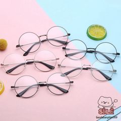 Kính Mắt Tròn Nobita - Kính Học Sinh Phong Cách Thầy Bói, Chất Liệu Cao Cấp, Thiết Kế Thời Trang Cho Nam Nữ