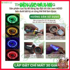 Set 2 Đèn LED Van Bánh Xe Ô Tô Xe Máy Đạp Thông Minh Từ Thiên Lộ - Chiếu Sáng Đẹp Mắt, Nhiều Màu Sắc Tùy Chọn, Dễ Dàng Lắp Đặt