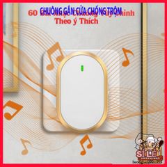 Chuông Cửa Không Dây Thông Minh - Chống Thấm Nước, Phạm Vi 300m, Âm Thanh Tùy Chọn, Tiện Ích Bảo Vệ Gia Đình