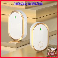 Chuông Cửa Không Dây Thông Minh - Chống Thấm Nước, Phạm Vi 300m, Âm Thanh Tùy Chọn, Tiện Ích Bảo Vệ Gia Đình