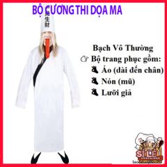 Bộ Trang Phục Halloween Hắc Bạch Vô Thường Diêm Vương Dành Cho Người Lớn - Trang Phục Cosplay Độc Đáo Cho Bữa Tiệc Hóa Trang