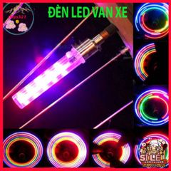 Đèn Van Xe 5 Bóng LED Nhấp Nháy 7 Màu - Trang Trí Bánh Xe An Toàn, Phát Sáng Khi Di Chuyển, Dễ Dàng Lắp Đặt Cho Mọi Loại Xe