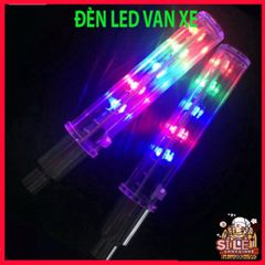 Đèn Van Xe 5 Bóng LED Nhấp Nháy 7 Màu - Trang Trí Bánh Xe An Toàn, Phát Sáng Khi Di Chuyển, Dễ Dàng Lắp Đặt Cho Mọi Loại Xe