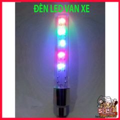 Đèn Van Xe 5 Bóng LED Nhấp Nháy 7 Màu - Trang Trí Bánh Xe An Toàn, Phát Sáng Khi Di Chuyển, Dễ Dàng Lắp Đặt Cho Mọi Loại Xe