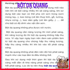 Bột Dạ Quang Xanh Dương 10g - Nguyên Liệu Phát Sáng Tuyệt Vời Cho Trang Trí và Đồ Handmade - Sáng Tạo Không Gian Ấn Tượng