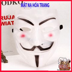 Mặt Nạ Hacker Anonymous - Phụ Kiện Hóa Trang Halloween Độc Đáo (Vàng, Bạc, Đen, Trắng) Dành Cho Cosplay và Tiệc Tùng
