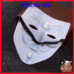 Mặt Nạ Hacker Anonymous - Phụ Kiện Hóa Trang Halloween Độc Đáo (Vàng, Bạc, Đen, Trắng) Dành Cho Cosplay và Tiệc Tùng