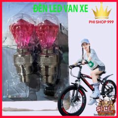 Đèn Led Trang Trí Gắn Chân Van Xe Đạp & Xe Máy - Phát Sáng Thời Trang Nắp Van Bike & Motorcycle Decor