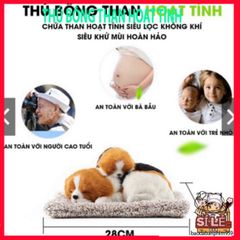 Thú Bông Khử Mùi Than Hoạt Tính - Trang Trí Ô Tô, Bàn Làm Việc, Quà Sinh Nhật Dành Cho Trẻ Em - Chó, Mèo Dễ Thương