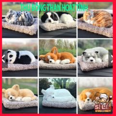 Thú Bông Khử Mùi Than Hoạt Tính - Trang Trí Ô Tô, Bàn Làm Việc, Quà Sinh Nhật Dành Cho Trẻ Em - Chó, Mèo Dễ Thương