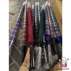 Ô Dù Thời Trang Siêu Bền 24 Nan Chống Nắng, Chống Mưa, Kích Thước 116cm - Quai Đeo Tiện Lợi, Bảo Hành Uy Tín