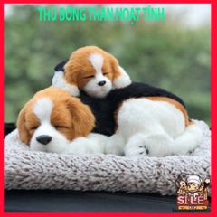 Thú Bông Chó Mèo Than Hoạt Tính Khử Mùi - Đồ Trang Trí Nội Thất Ô Tô và Bàn Làm Việc, Mèo Trắng Dễ Thương