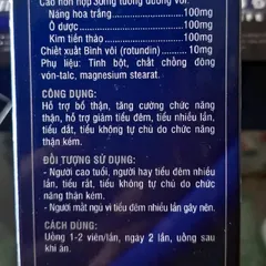 Viên Tiểu Đêm SpecLife - Hỗ Trợ Bổ Thận, Cải Thiện Giấc Ngủ, Giảm Tiểu Đêm Cho Người Cao Tuổi, Sản Phẩm Thực Phẩm Chức Năng 30 Viên