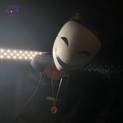 Mặt Nạ Cosplay Đạn Đen Hiruko - Phụ Kiện Anime Halloween Độc Đáo Cho Sự Kiện Hóa Trang