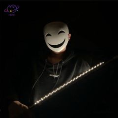 Mặt Nạ Cosplay Đạn Đen Hiruko - Phụ Kiện Anime Halloween Độc Đáo Cho Sự Kiện Hóa Trang