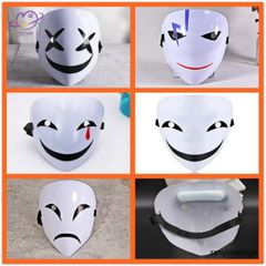 Mặt Nạ Cosplay Đạn Đen Hiruko - Phụ Kiện Anime Halloween Độc Đáo Cho Sự Kiện Hóa Trang