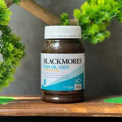 Viên uống dầu cá Blackmores 1000mg - Hỗ trợ sức khỏe tim mạch, mắt, não bộ, omega-3, 200 viên bổ sung dinh dưỡng