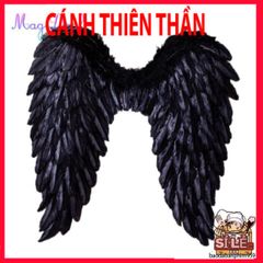 Cánh Thiên Thần Lông Vũ Trắng Dễ Thương - Phụ Kiện Hóa Trang Halloween 3D Cho Trẻ Em và Người Lớn, Quà Tặng Ý Nghĩa