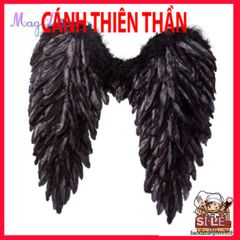 Cánh Thiên Thần Lông Vũ Trắng Dễ Thương - Phụ Kiện Hóa Trang Halloween 3D Cho Trẻ Em và Người Lớn, Quà Tặng Ý Nghĩa