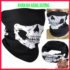 Khẩu Trang Đầu Lâu Thần Chết Đa Năng - Bandana Thời Trang Chống Bụi, Nắng và Thấm Mồ Hôi Cho Người Phượt