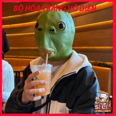 Mũ đội đầu cá xanh - Phụ kiện vui nhộn cho tiệc hóa trang, Halloween, Giáng sinh - Quà tặng độc đáo cho mọi lứa tuổi