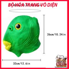 Kính Mặt Cá Xanh Ngộ Nghĩnh - Phụ Kiện Thời Trang Độc Đáo, Thiết Kế Sống Động Cho Trẻ Em, Thú Vị và An Toàn