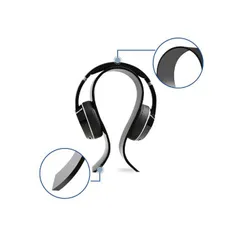 Giá Treo Tai Nghe Headphone Mika Trong Suốt - Đế Nhựa ABS Sang Trọng, Phù Hợp Trong Mọi Không Gian Làm Việc và Chơi Game