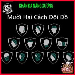 Khẩu Trang Musion Hoa Văn Độc Đáo - Chống Nắng, Chống Bụi, Thoáng Khí, Đa Dụng Cho Mọi Hoạt Động Ngoài Trời