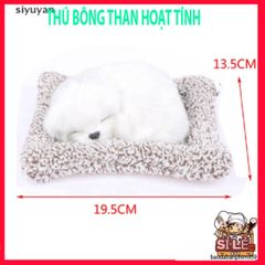 Gấu Bông Cún Nhồi Bông Than Tre Hoạt Tính - Quà Tặng Đáng Yêu Cho Bé, Phụ Kiện Trang Trí Xe Hơi Hữu Ích và An Toàn