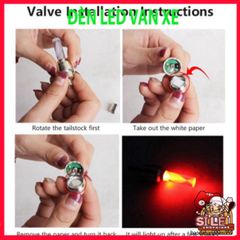 Đèn LED Trang Trí Gắn Van Bánh Xe Hơi, Xe Máy và Xe Đạp - Ánh Sáng Độc Đáo Cho Chuyến Đi An Toàn và Thú Vị