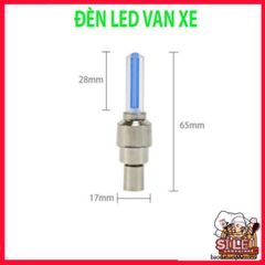Bộ 2 Đèn LED Gắn Nắp Van Bánh Xe Đạp Thể Thao - Phát Sáng An Toàn Ban Đêm cho Xe Đạp và Ô Tô