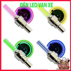 Bộ 2 Đèn LED Gắn Van Bánh Xe Đạp, Xe Máy, Ô Tô - Phát Sáng Nắp Van Xe Độc Đáo, Màu Sắc Tùy Chọn Cho Phương Tiện của Bạn
