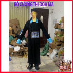 Trang Phục Halloween Xác Sống Dành Cho Người Lớn - Áo Dài Chân, Mũ & Phụ Kiện Cosplay Hóa Trang Dọa Ma