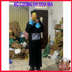 Trang Phục Halloween Xác Sống Dành Cho Người Lớn - Áo Dài Chân, Mũ & Phụ Kiện Cosplay Hóa Trang Dọa Ma