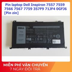 Pin Laptop Dell Inspiron 7557 7559 7566 7567 7759 357F9 - Pin Zin 520507 Hàng Chính Hãng, Chất Lượng Cao