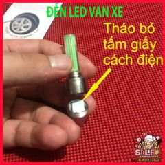 Đèn LED Gắn Van Bánh Xe Đạp và Ô Tô - Phát Sáng An Toàn Ban Đêm, Thiết Kế Độc Đáo, Nhiều Màu Sắc Thú Vị