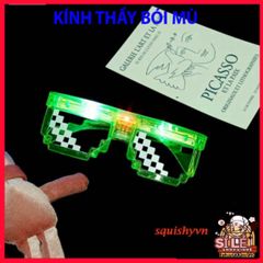 Kính Thuglife Phát Sáng LED - Kính Dự Tiệc Như Nobita, Phụ Kiện Thời Trang Cho Tiệc Tùng, Đám Cưới, Sinh Nhật