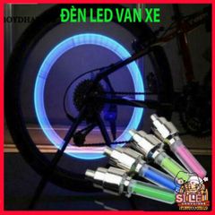 Đèn LED Gắn Van Lốp Cho Xe Đạp, Xe Máy - Phụ Kiện An Toàn & Trang Trí Bánh Xe Đêm Đẹp Mắt, Nhiều Màu Sắc Tươi Sáng