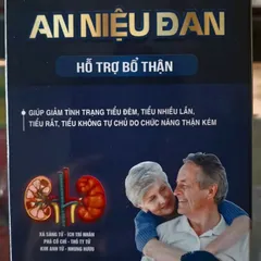 Viên uống An Niệu Đan - Giải pháp trị mất ngủ do tiểu đêm, giảm tiểu nhiều lần, hỗ trợ sức khỏe thận và nâng cao chất lượng giấc ngủ