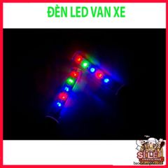 Đèn LED Gắn Van Bánh Xe Đạp, Xe Máy, Ô Tô - 5 Bóng LED Phát Sáng Rực Rỡ, Trang Trí Xe Đầy Màu Sắc, Dễ Dàng Lắp Đặt