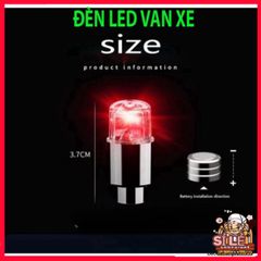 Bộ 4 hoặc 2 đèn LED nắp bánh xe ô tô và xe máy - Phụ kiện trang trí van lốp đột phá, an toàn và phong cách cho phương tiện di chuyển.